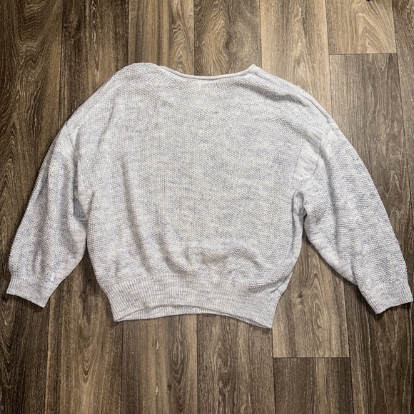 Blue & White Knit Sweater - Picture 6 of 7